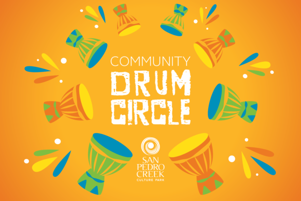 Drum Circle At San Pedro Creek Culture Park