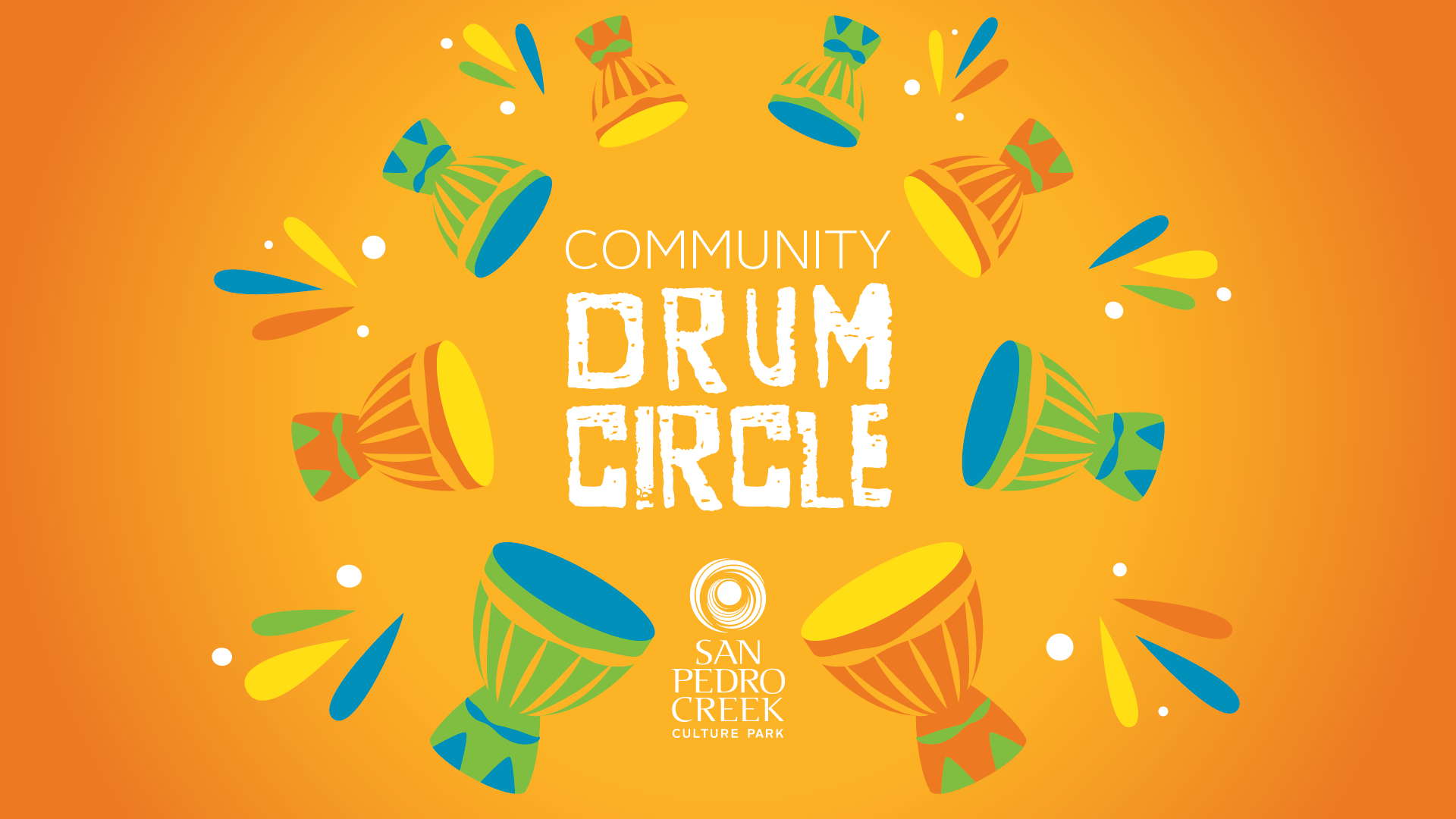 Drum Circle at San Pedro Creek Culture Park