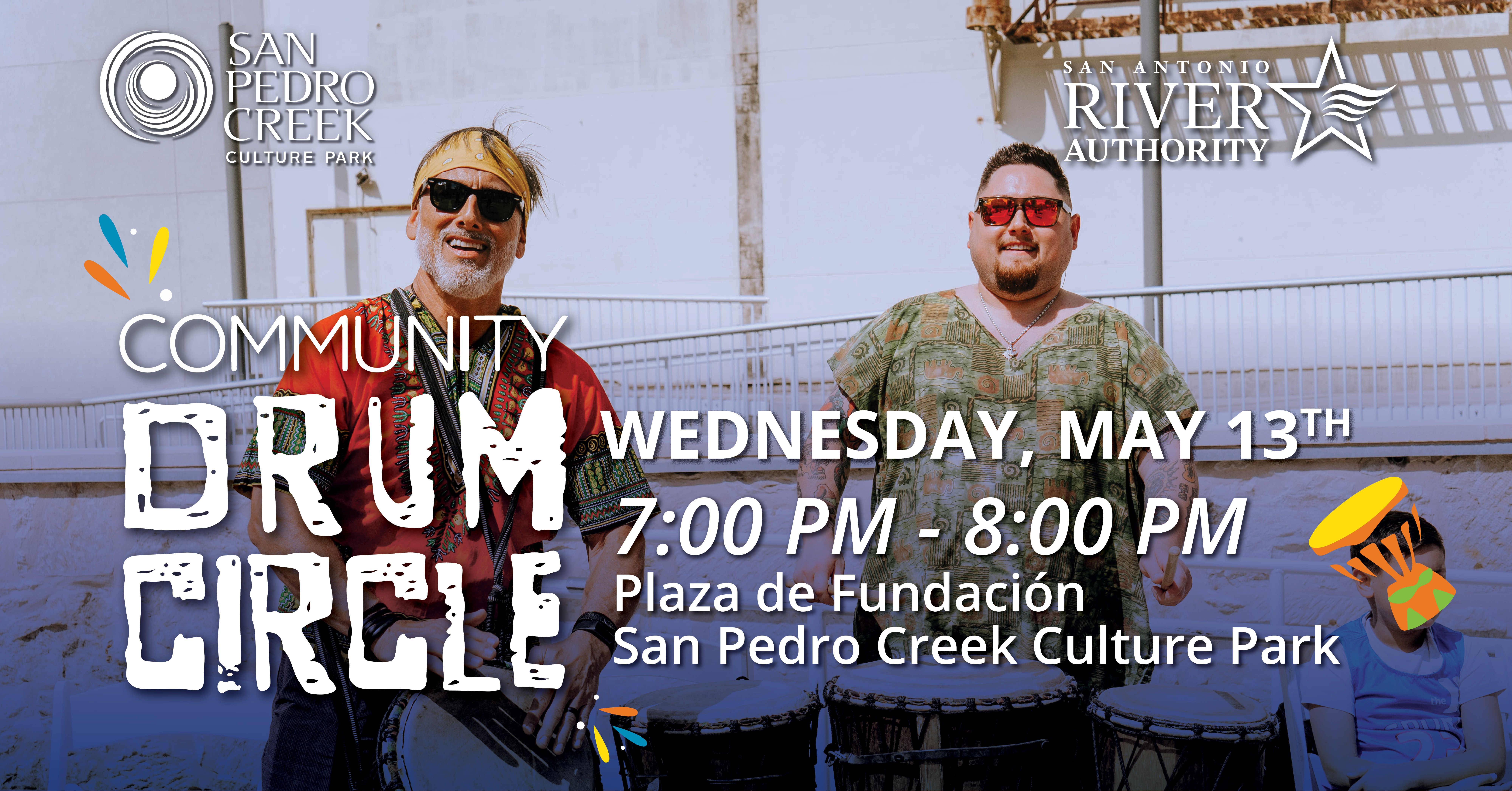 Drum Circle promotional graphic