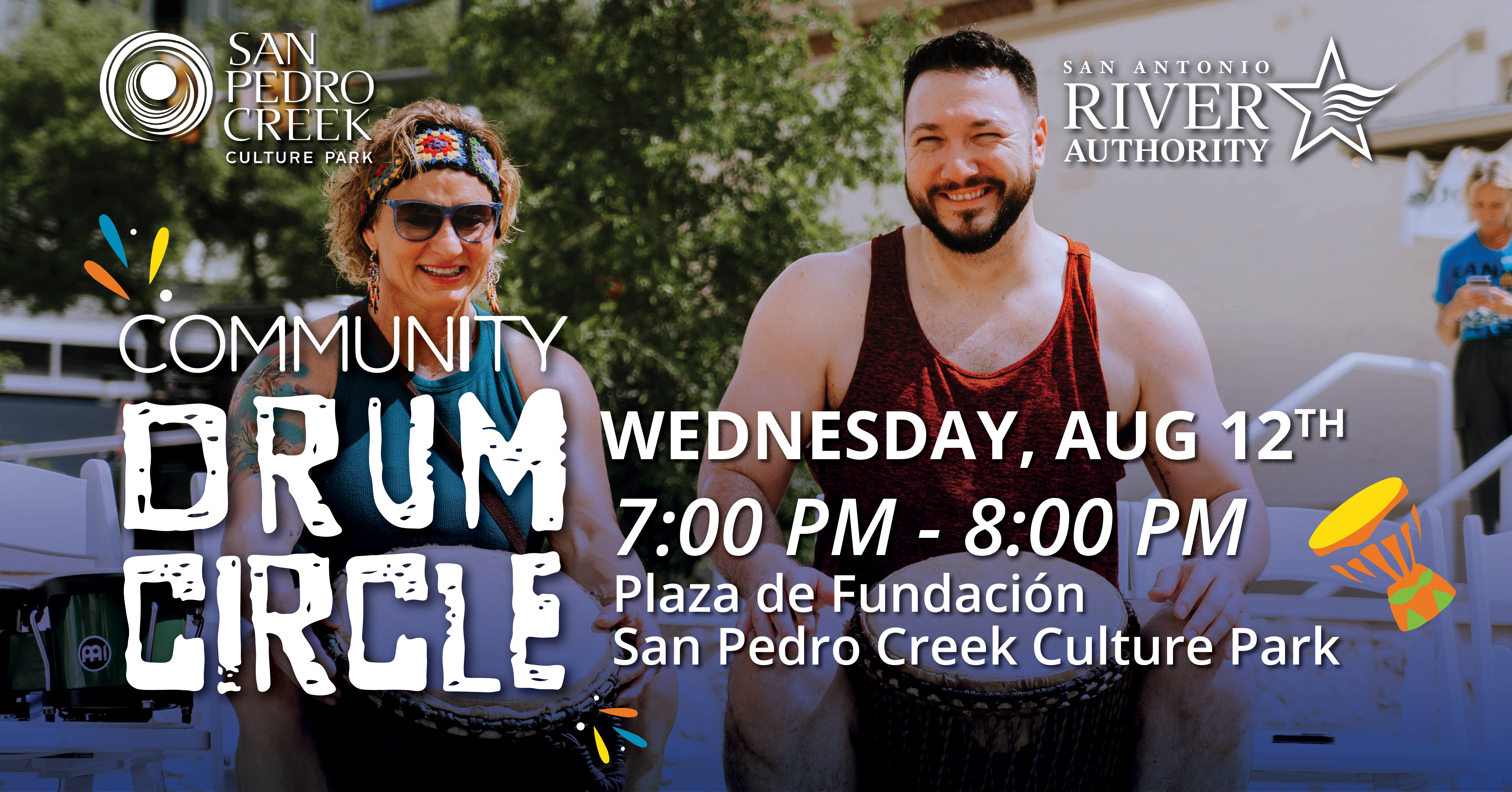 Drum Circle promotional graphic